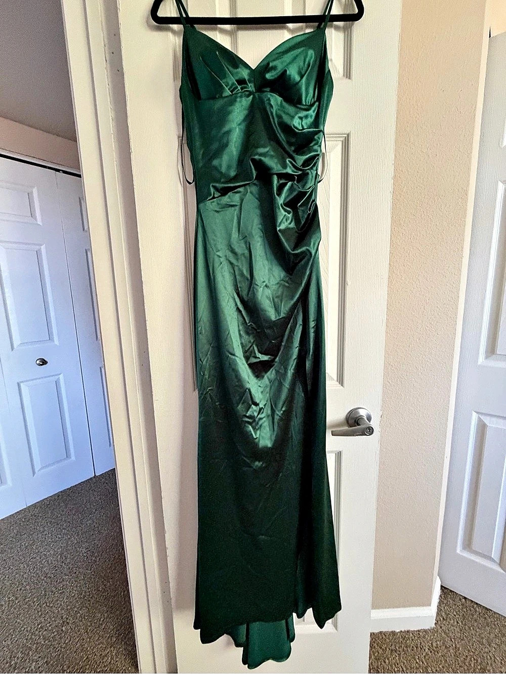 Satin-Style Maxi Dress